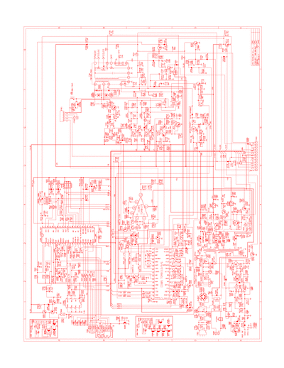 MAG 770FS Main board schematic for MAG 770 monitor